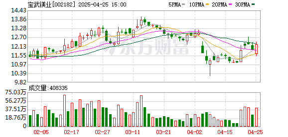 创同配资 宝武镁业：2024年净利润1.6亿元 拟10派0.5元