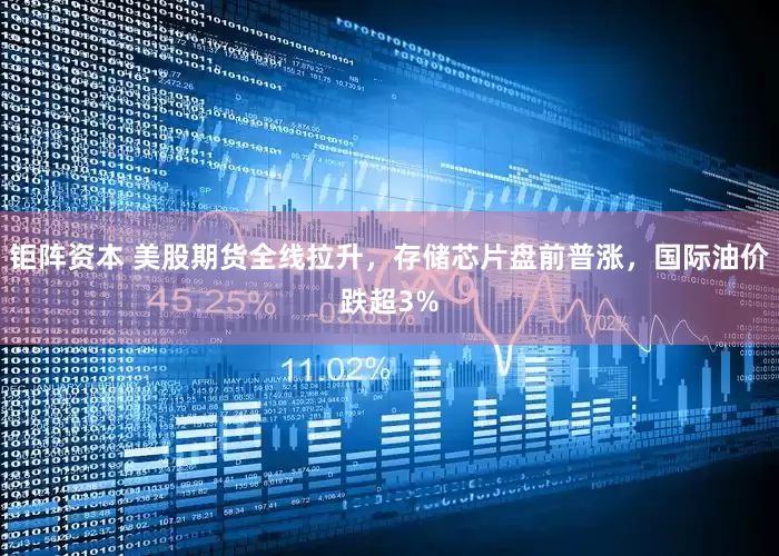 钜阵资本 美股期货全线拉升，存储芯片盘前普涨，国际油价跌超3%